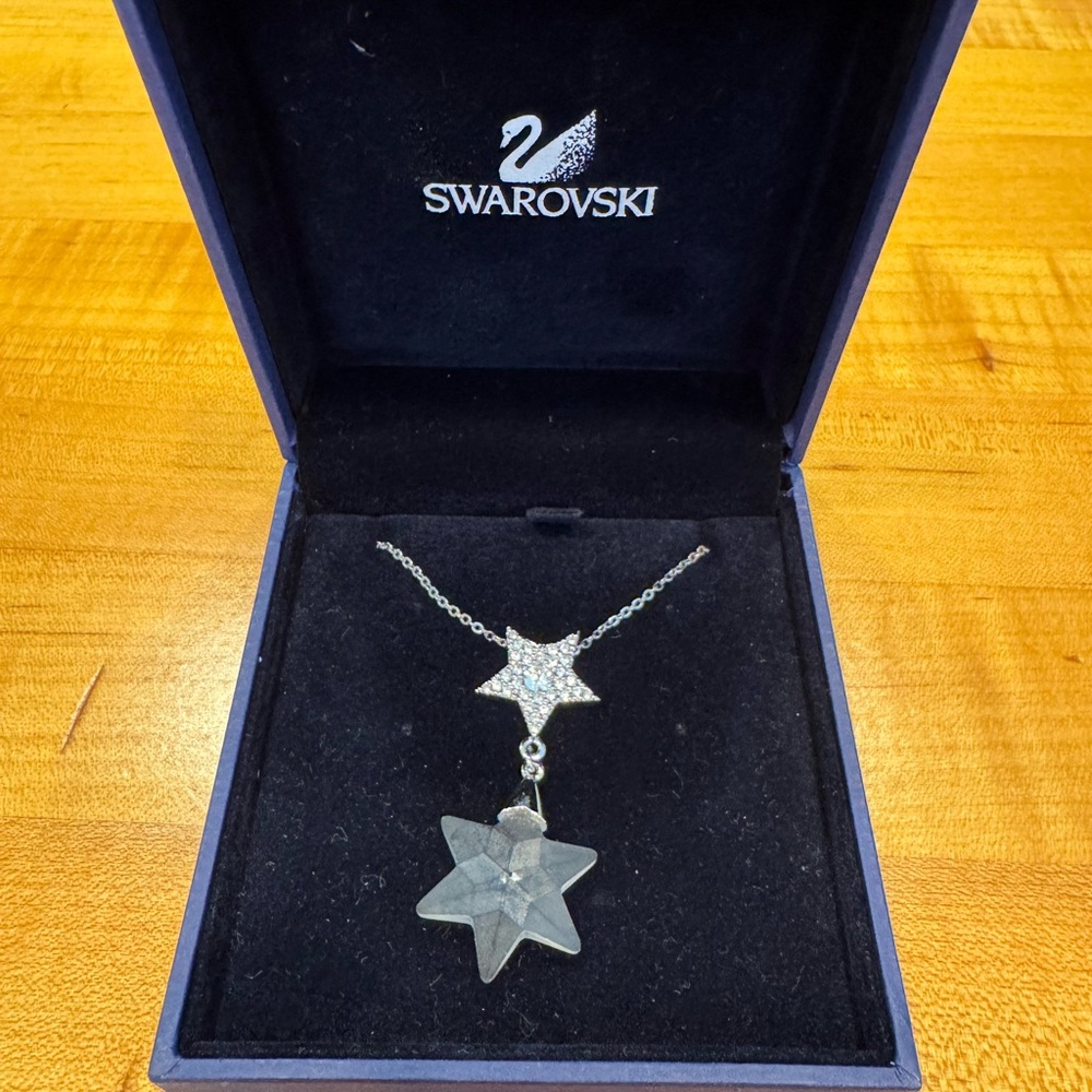 Swarovski Silver Celestial Star Necklace